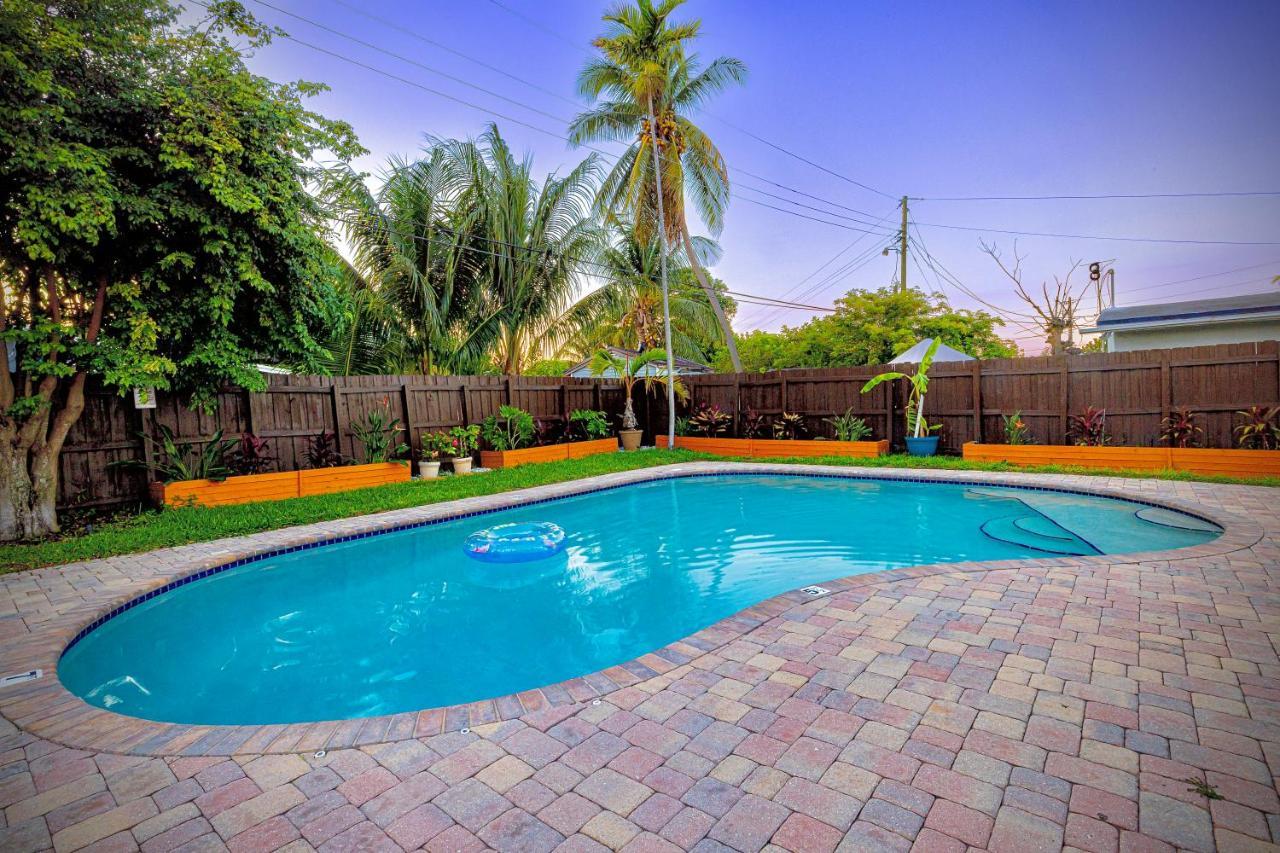 Private Heated Pool Oasis Pet-Friendly Retreat Short Or Long Stays Sleeps 2-8 Ppl Pompano Beach Exterior foto